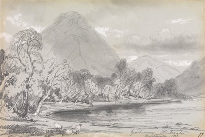 Yewbarrow, Wastwater, September 16, 1836 by Edward Lear